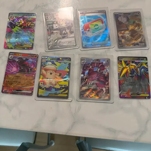 [BUNJANG] Pokemon Cards Lot (7 Cards, Rare Included) / 포켓몬 카드 7장 레어 카드 포함