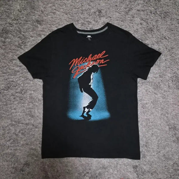 [BUNJANG] Old Navy Michael Jackson Collaboration T-Shirt Vintage Band Tour Billie Jean / M)올드네이비 마이클잭슨 콜라보 반팔 티셔츠 빈티지 밴드티 투어 빌리진