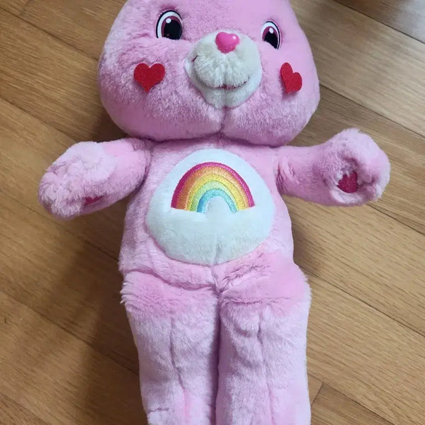 [BUNJANG] Care Bears Pink Aurora Heart Bear Plush / 케어베어 핑크 오로라 하트 곰 인형
