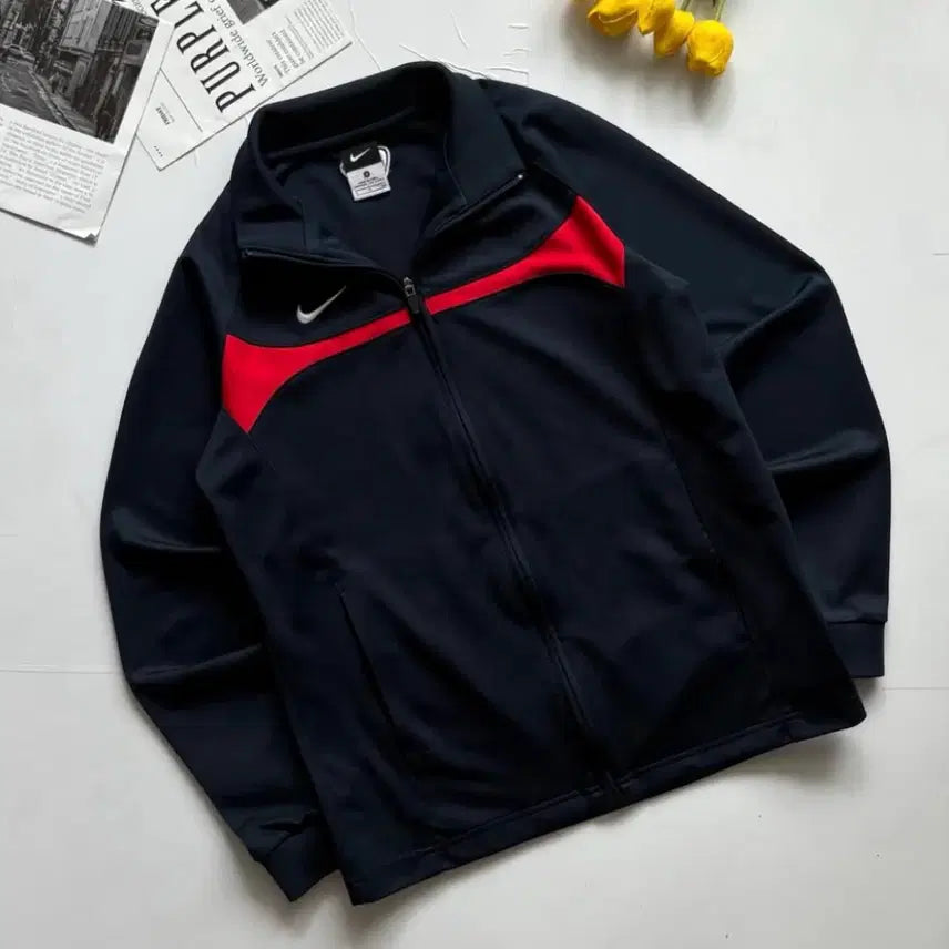 [BUNJANG] Nike Vintage Swoosh Tracktop Jersey / Nike 빈티지 스우시 트랙탑 져지