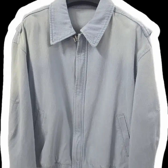[BUNJANG] Solid Homme Light Wash Denim Blouson Jacket / 솔리드옴므 연청 데님 블루종 자켓 50