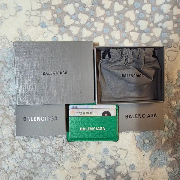 [BUNJANG] Balenciaga Card Holder Green / 발렌시아가 카드지갑
