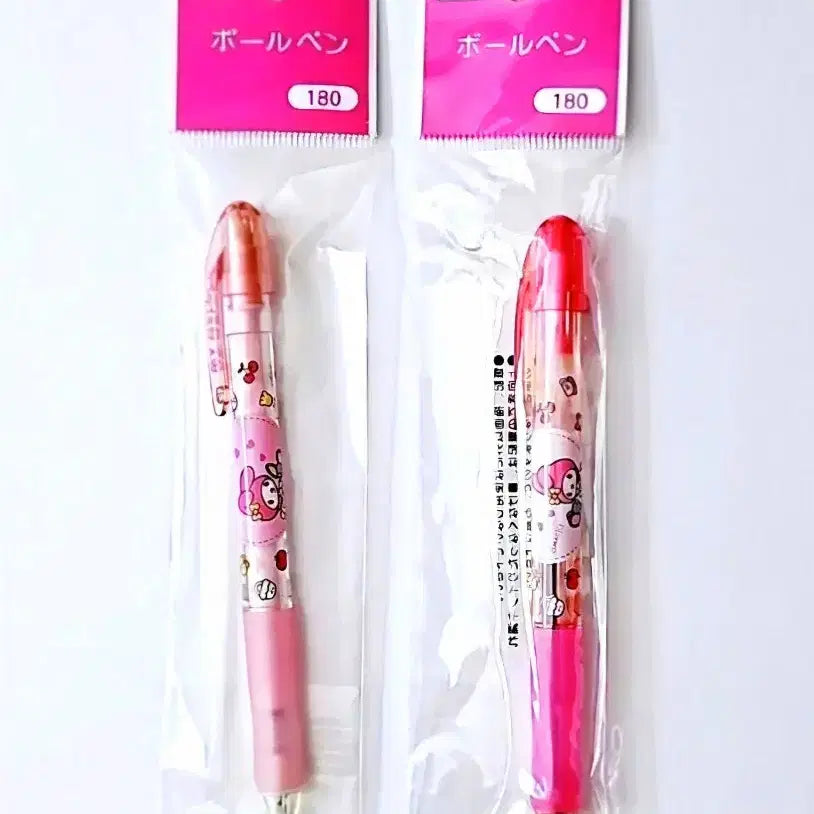 [BUNJANG] My Melody 1999 Ballpoint Pen & Mechanical Pencil Set / 1999년 마이멜로디펜2종세트, 마이멜로디 볼펜, 마이멜로디 샤프