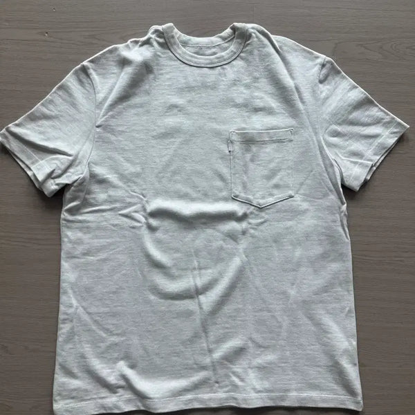 [BUNJANG] Pottery Comfort Pocket T-Shirt - Melange Ivory / [판매,1] 포터리 컴포트 포켓 티셔츠 멜란지 아이보리