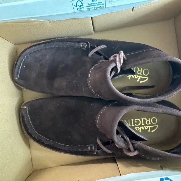 [BUNJANG] Clarks Originals Lugger Dark Brown Suede Shoes / [최상급]클락스 오리지널 러거 다크브라운 스웨이드 UK6.5