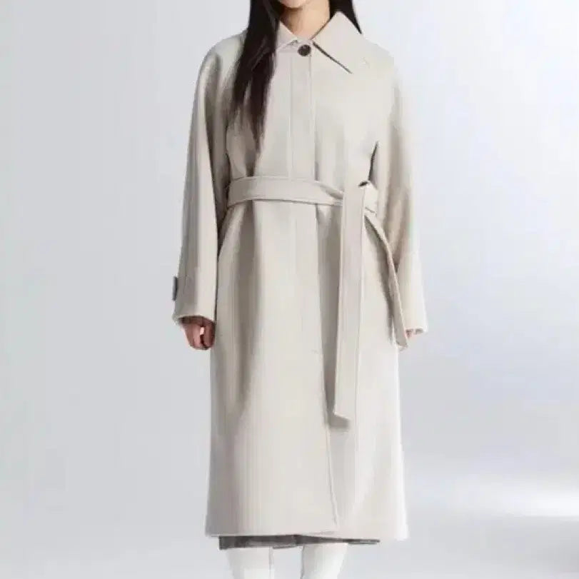 [BUNJANG] SPAO Wool Coat Oatmeal Melange / (이번주만 역시즌특가) 스파오 울 코트 오트밀멜란지 아이보리 크림 베이지