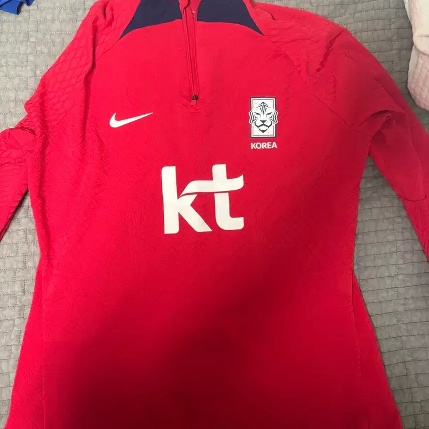 [BUNJANG] Women's National Team Issued Drill Top Red / 우먼스 국대 지급용 드릴탑