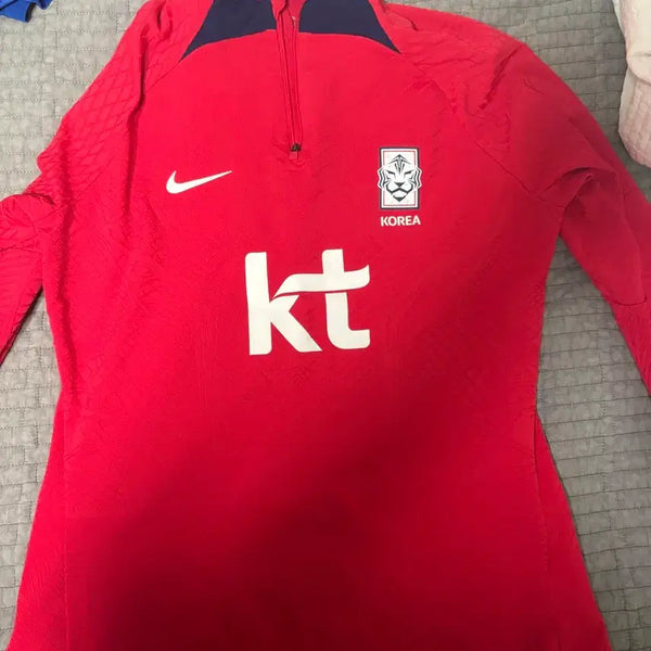 [BUNJANG] Women's National Team Issued Drill Top Red / 우먼스 국대 지급용 드릴탑