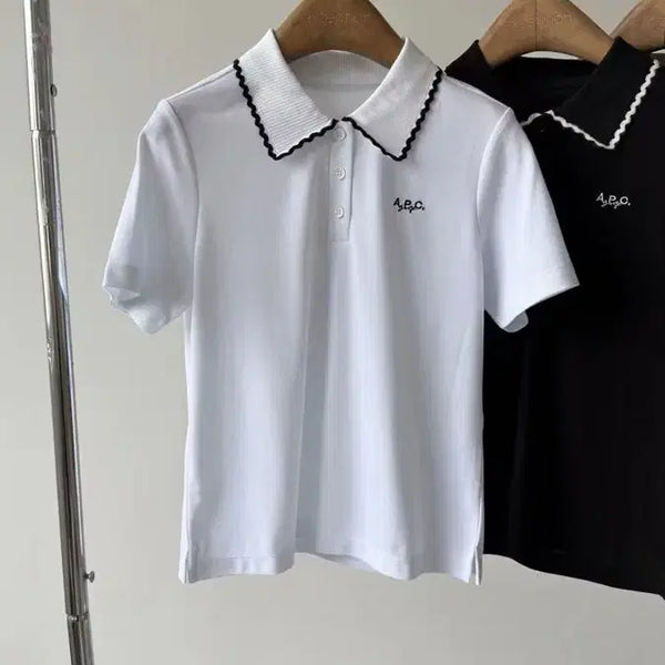 [BUNJANG] Anew Golf Women's Short Sleeve T-Shirt / 어뉴 여성 반팔티