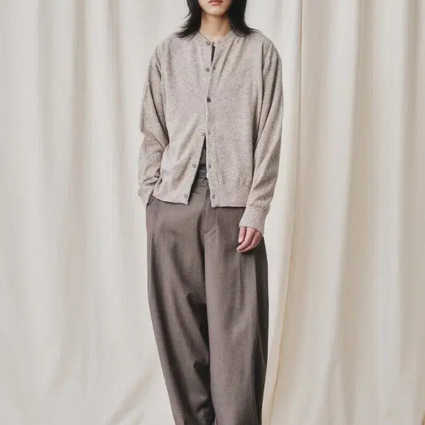 [BUNJANG] Artifects Wool Side Two Tuck Pants - Brown / [M]아트이프액츠 Wool Side Two Tuck Pants_Brown