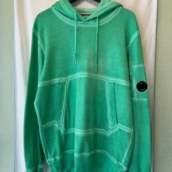 [BUNJANG] C.P. Company Garment Dyed Washed Mint Hoodie Size 100 / 사이즈100) C.P. Company 씨피컴퍼니 후염 워싱 민트 후드티