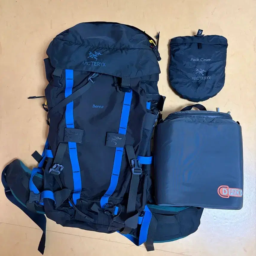 [BUNJANG] Arc'teryx Bora (50-60L) Backpack + Rain Cover / 아크테릭스 보레아(50~60L)배낭+아크테릭스 레인커버