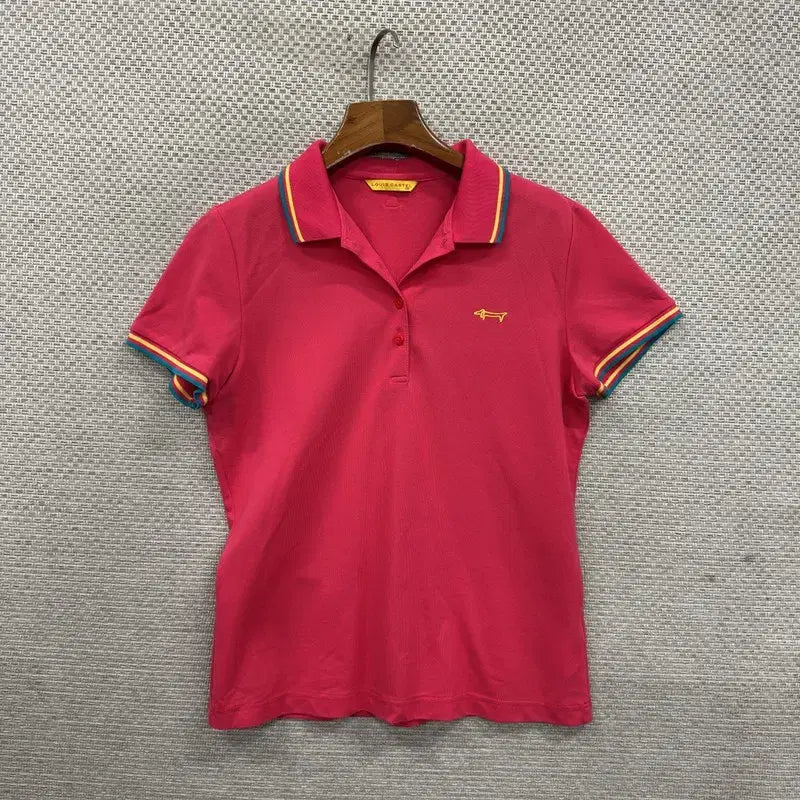 [BUNJANG] Louis Castel Golf Performance Short Sleeve Polo Shirt Size 100 / 루이까스텔 골프 기능성 반팔카라티 100 D01555