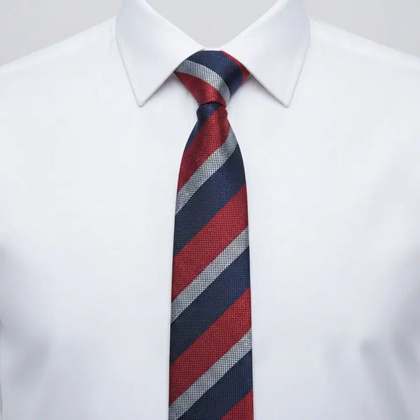 [BUNJANG] Franco Ferraro Diagonal Pattern Silk Necktie / 프랑코페라로 사선패턴 실크 넥타이