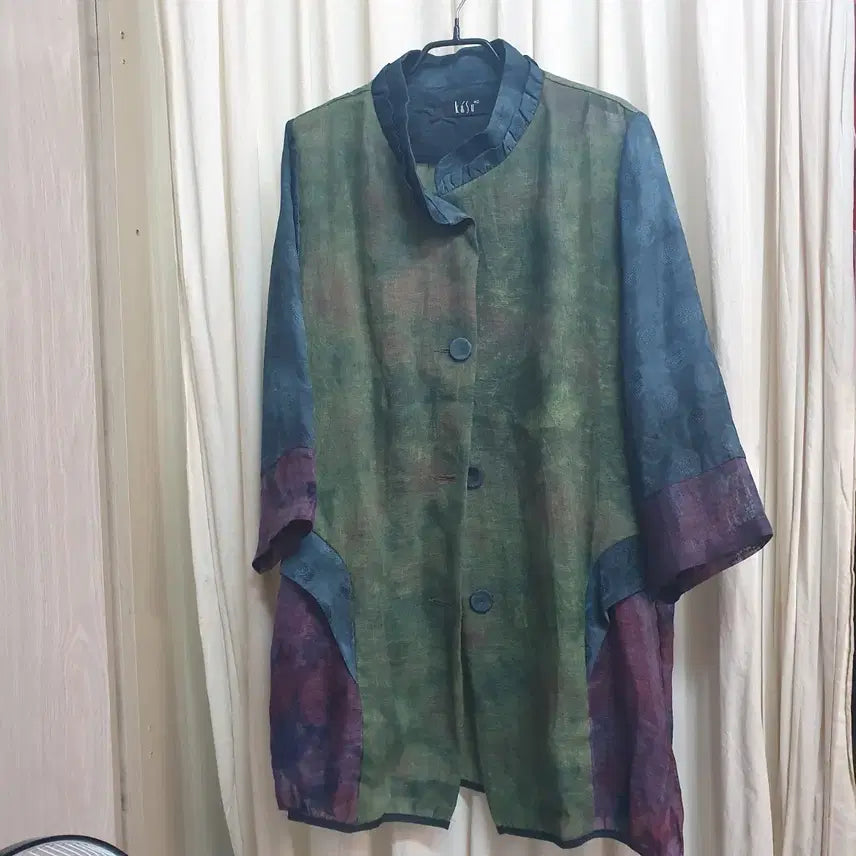 [BUNJANG] KaSu Color Block Pattern Jacket / KaSu 마자켓