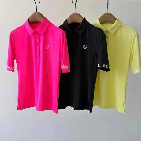 [BUNJANG] WACK Women's Short Sleeve T-Shirt Lime Size L / 왁 라임컬러 여성 반팔타