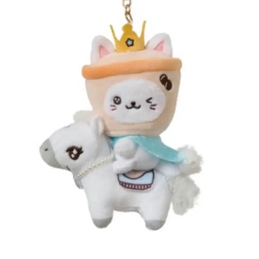 [BUNJANG] NCT WISH Sicheng Bubble Cat White Horse Prince Plush Mascot / 엔시티위시 버블냥 유우시 일본 팬미팅 엠디 백마 말 인형 마스코트 왕자