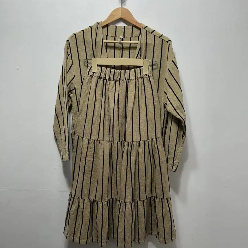 [BUNJANG] Linen Women's Jacket and Skirt Set - Medium / 린넨 여성 자켓 치마 세트 M