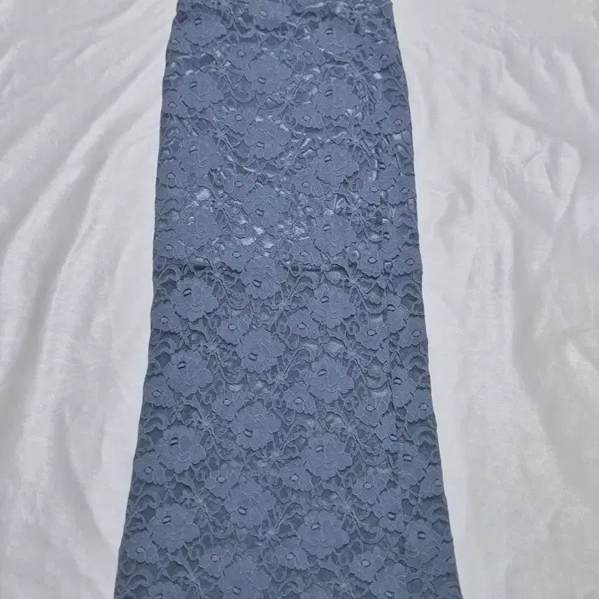 [BUNJANG] Lace Pattern Spandex Long Skirt (Guest Look, Reception, Family Meeting, Mature Look) / 교환 레이스 패턴 스판 스커트 (하객룩 피로연 상견례 미시룩 원피스