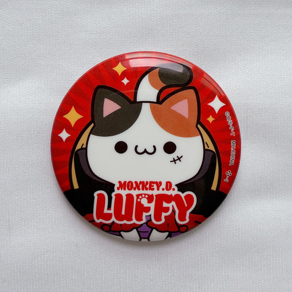 [BUNJANG] Megacat One Piece Nyangpiece Badge - Luffy / 메가캣 원피스 냥피스 뱃지 루피 조로 주술회전 나루토 은혼 명찰