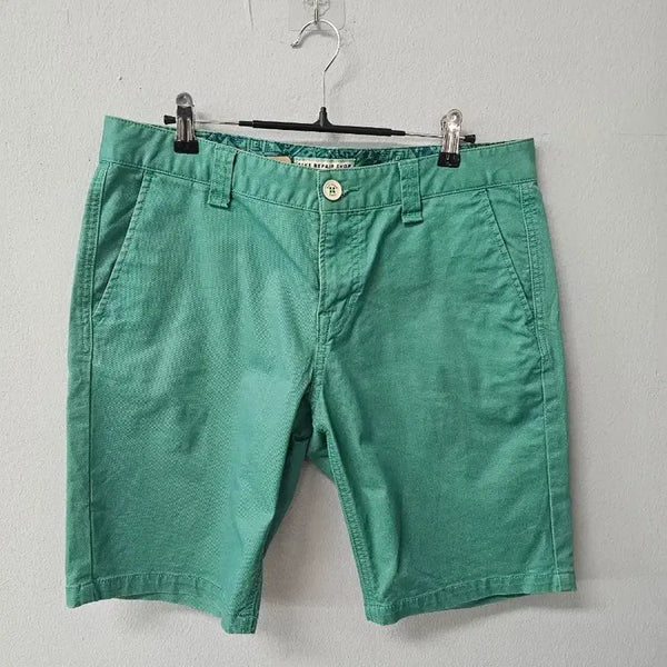 [BUNJANG] Beanpole Green Tone Pattern Shorts / 빈폴 그린 톤 패턴 반바지