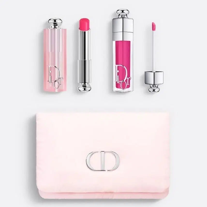 [BUNJANG] Dior Lip Glow Maximizer Pink Pouch 007 Raspberry Set / 디올 립글로우 립맥시마이저 핑크 파우치 007라즈베리 세트