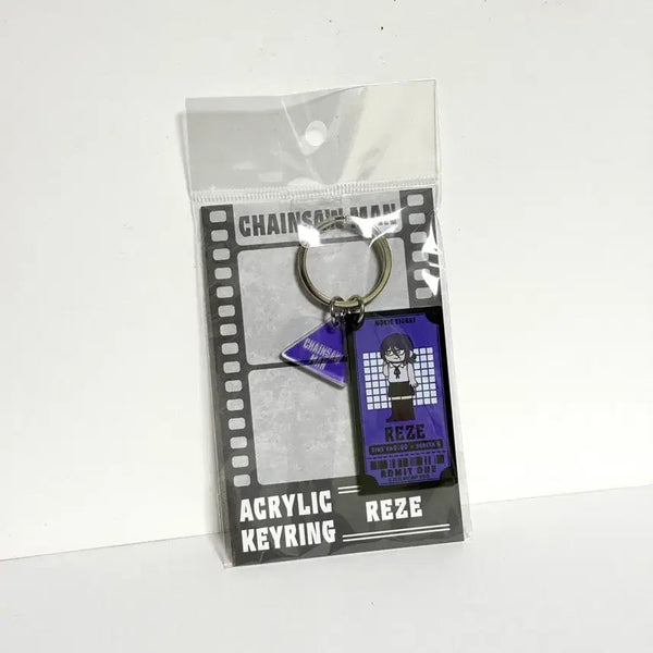 [BUNJANG] Chainsaw Man Plaza Pop-up Girohri Reze Keyring / 체인소맨 플라자팝업 지로리 레제 키링