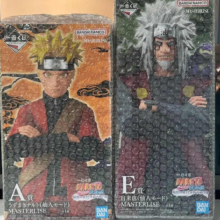 [BUNJANG] Naruto Ichiban Kuji Sage Mode Naruto A Prize & Jiraiya E Prize Figure Set / 나루토 이치방쿠지 제일복권 선인모드 나루토 A상 지라이야 E상 피규어