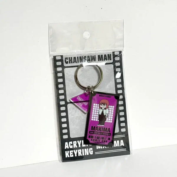 [BUNJANG] Chainsaw Man Plaza Pop-up Jiroh Makima Keyring / 체인소맨 플라자팝업 지로리 마키마 키링