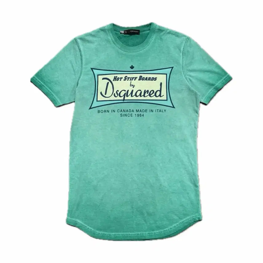 [BUNJANG] Dsquared2 Washed Graphic T-Shirt / [W] 디스퀘어드2 워싱 그래픽 티셔츠