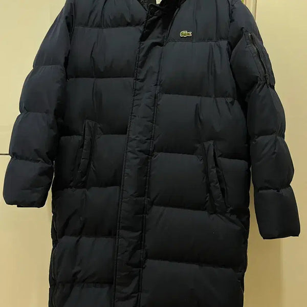[BUNJANG] Lacoste Goose Down Long Padding M (105) / 라코스테 구스다운 롱패딩 105