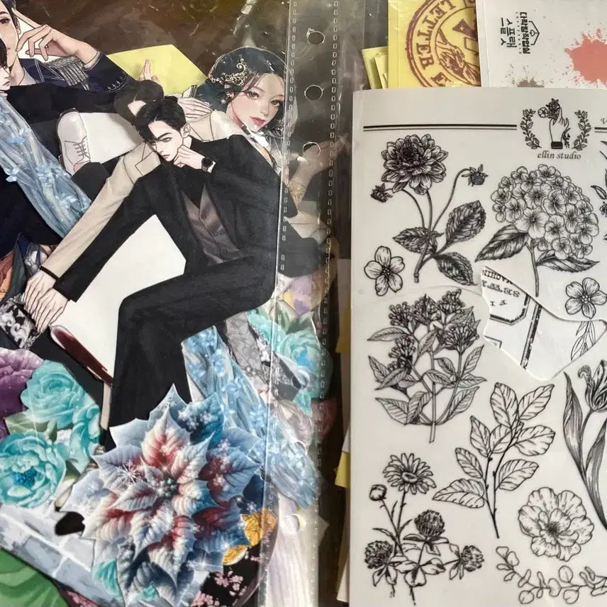 [BUNJANG] Assorted Used Stickers (Approx. 80+ Pieces) / 사용감 있는 스티커