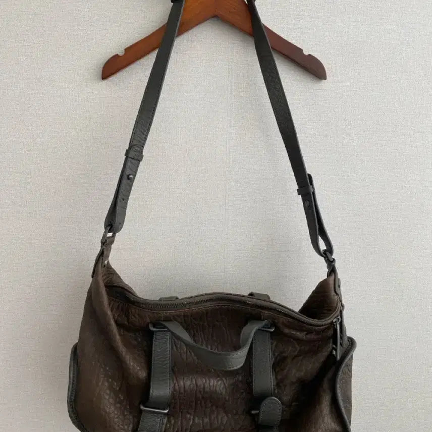 [BUNJANG] ALPHARD Leather Shoulder Bag Brown / ALPHARD 가죽 가방 숄더백 브라운
