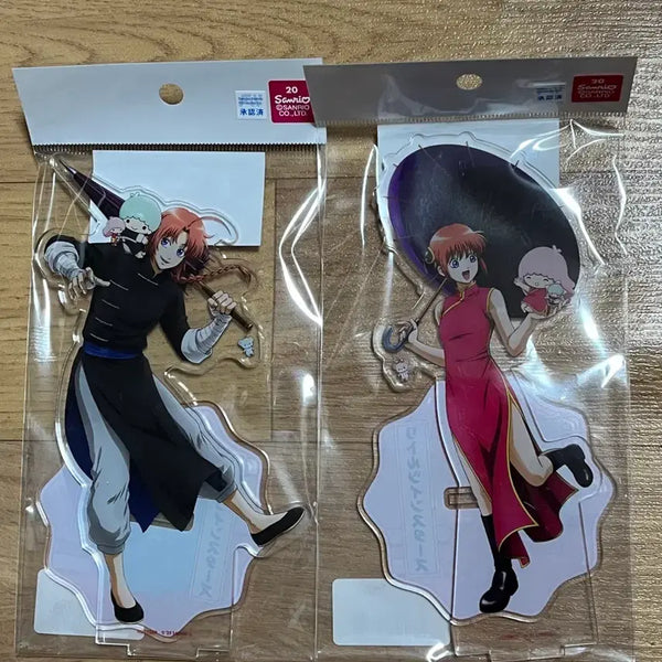 [BUNJANG] Gintama Sanrio Collaboration Kamui & Kagura Acrylic Stand Set / 은혼 산리오 콜라보 아크릴스탠드 카무이+카구라