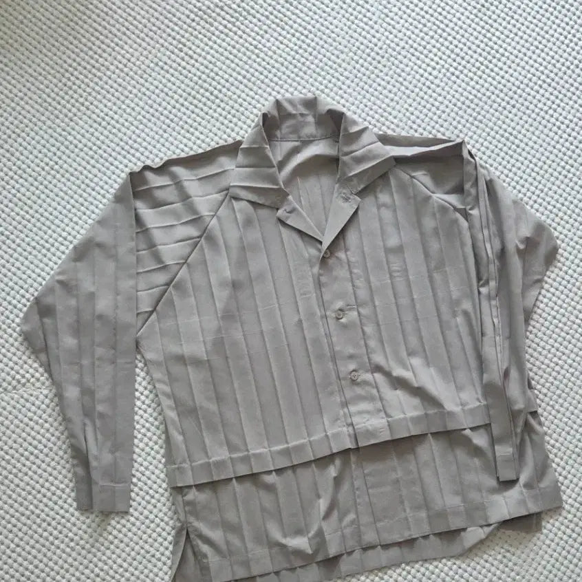 [BUNJANG] Homme Plissé Issey Miyake Pleats Edge Shirt Size 3 / 옴므플리세 플리츠 엣지셔츠 3사이즈