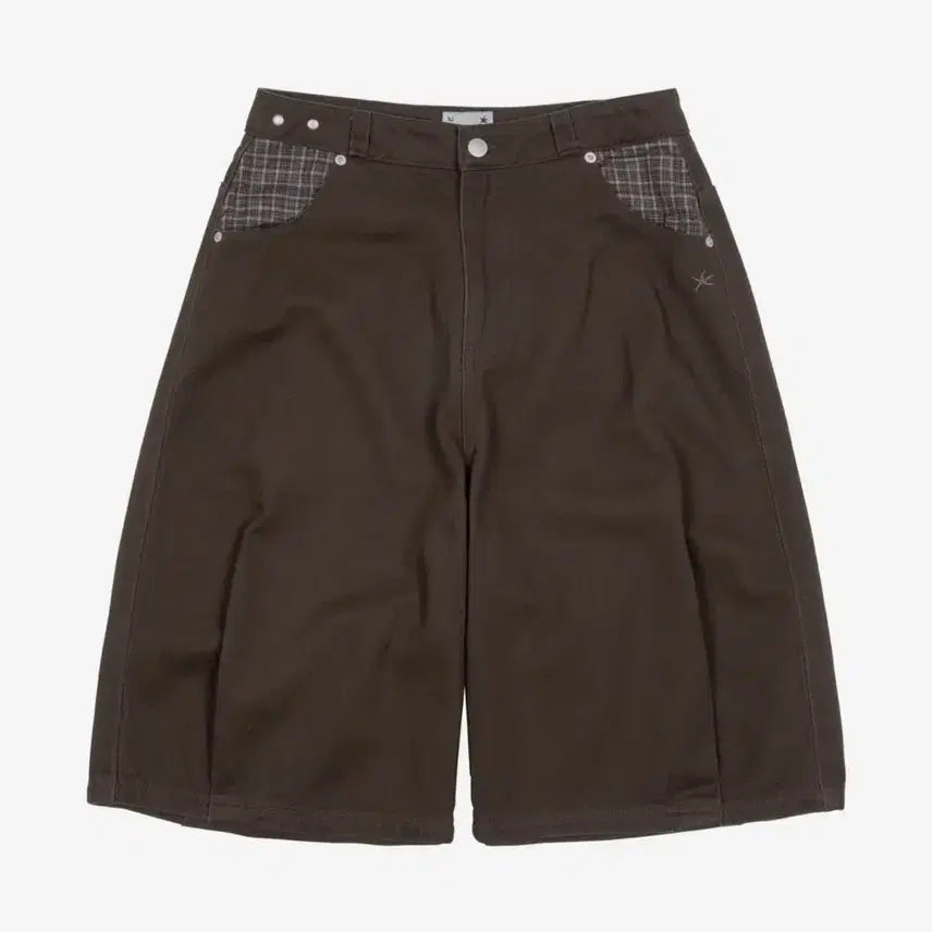 [BUNJANG] The Coldest Moment Check Pocket Pants (Brown) / 더콜디스트모먼트 check pocket pants (brown)