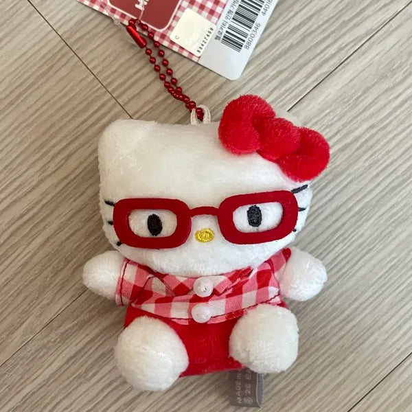 [BUNJANG] Hello Kitty Nerd Kitty Keychain / 헬로키티 너드 키티 키링