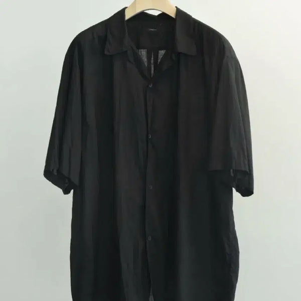 [BUNJANG] Comoli 26SS Wool Silk Blend Short Sleeve Open Collar Shirt / [3] 코모리 26SS 울 실크 반팔 오픈칼라 셔츠