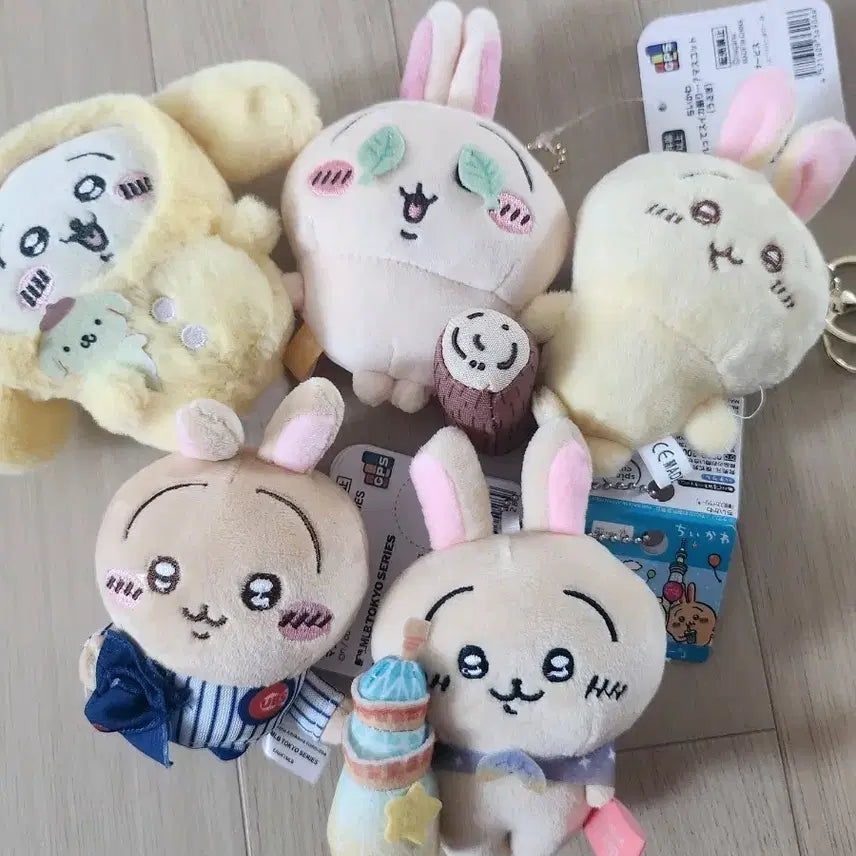 [BUNJANG] Cheekawa Usagi Doll Bundle Set / 먼작귀 치이카와 뽑기로 뽑은 우사기