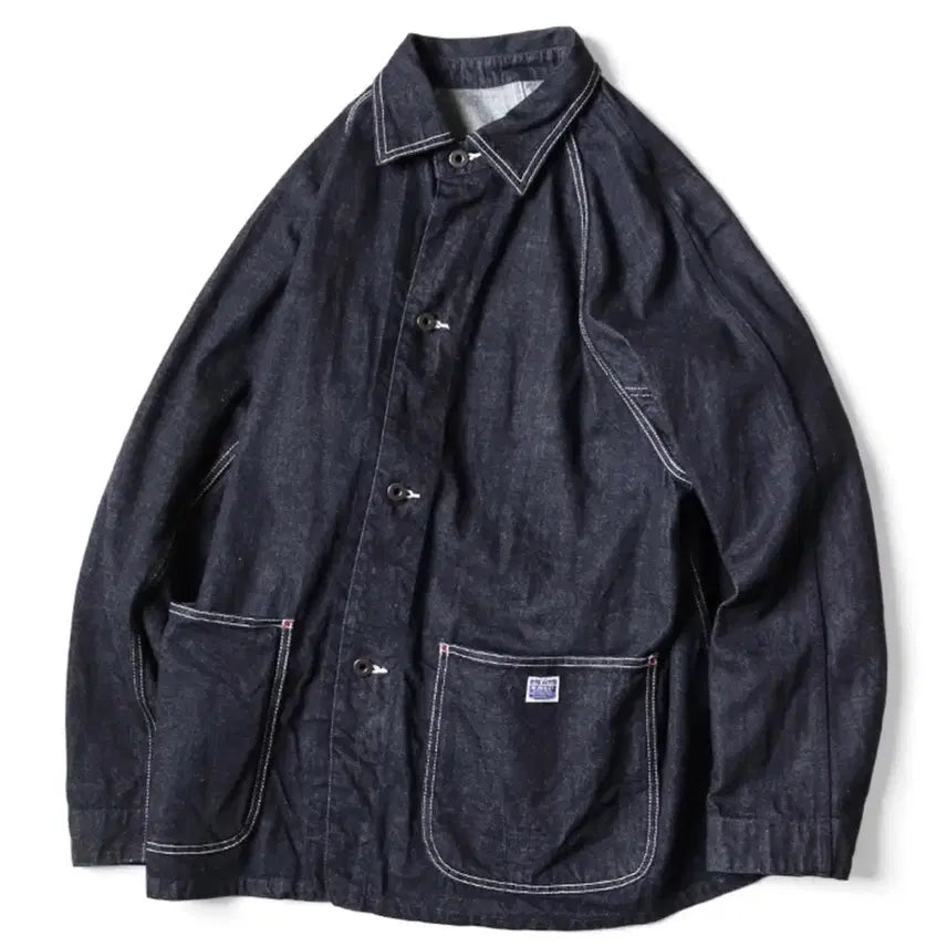 [BUNJANG] Capital 12oz Denim Cactus Coverall Jacket WWII / [4] 캐피탈 12oz 데님 캑터스 커버올 자켓 WWII