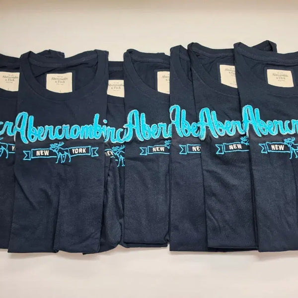 [BUNJANG] Abercrombie & Fitch Short Sleeve T-Shirt Navy / 아베크롬비 반팔티 네이비