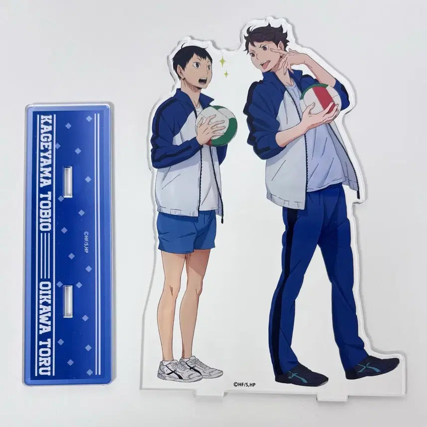 [BUNJANG] Haikyuu!! Kitaiti Middle School Oikawa & Kageyama Big Acrylic Stand / 하이큐 오이카와 카게야마 중학교 키타이치 빅아크릴 스탠드