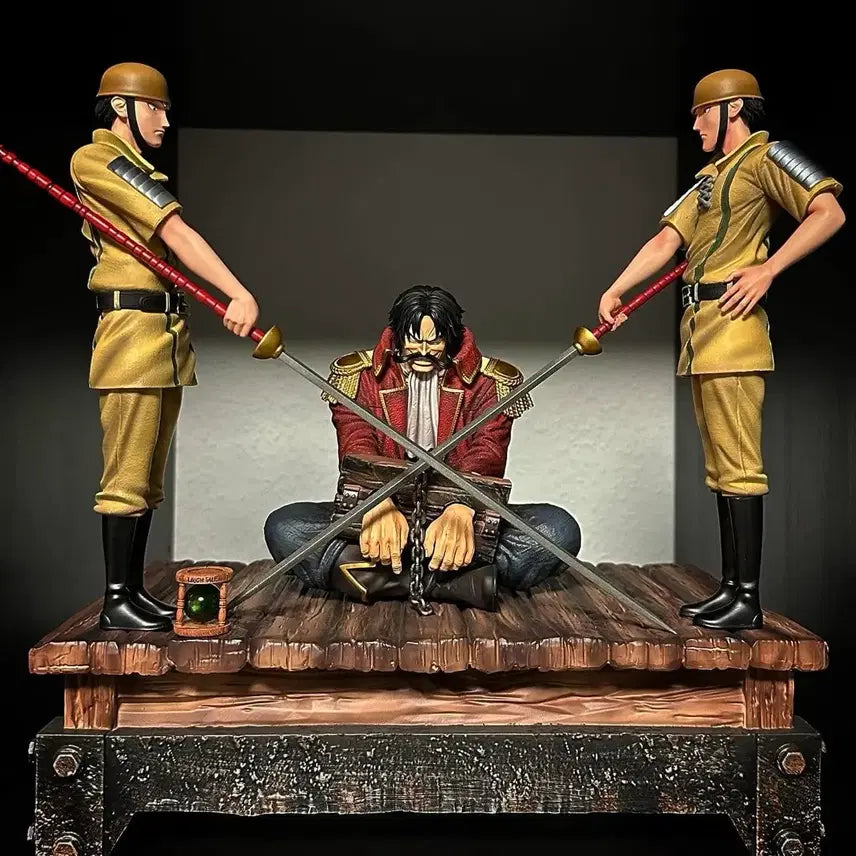 [BUNJANG] BT Gold Roger Execution Stand Statue Figure (Unassembled) / (미조립) BT 골D로저 처형대 원피스 레진 피규어 좌상
