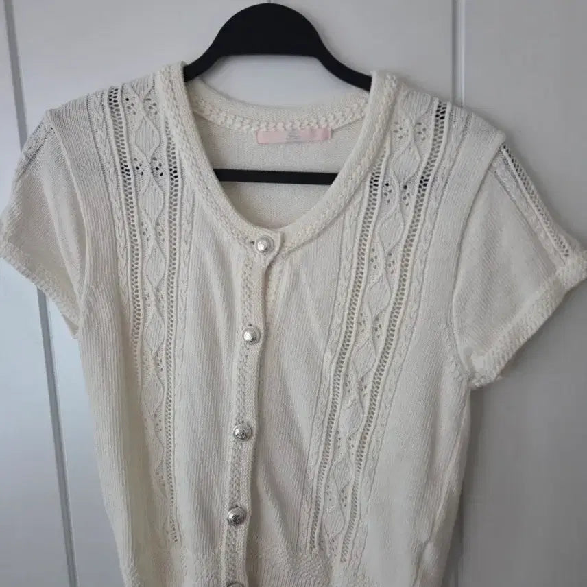 [BUNJANG] Yousop Sofia Cotton Cardigan Ivory / 유솝 소피아 코튼 가디건 아이보리