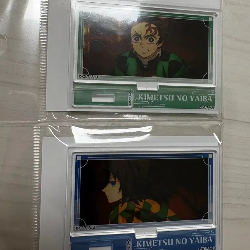 [BUNJANG] Demon Slayer: Kimetsu no Yaiba Mugen Train Giyu & Tanjiro Mini Acrylic Stand Set / 귀멸의칼날 무한성 기유 탄지로 미니 아크릴 스탠드