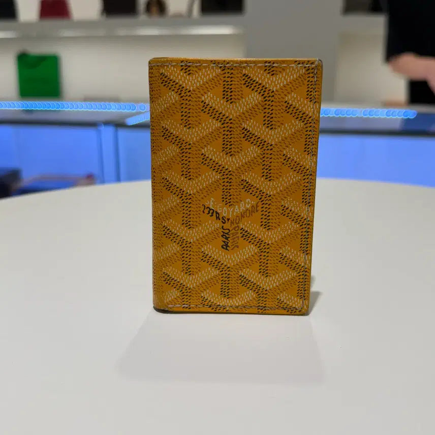 [BUNJANG] Goyard Saint-Pierre Card Holder Yellow / 고야드 생피에르 카드지갑 옐로우