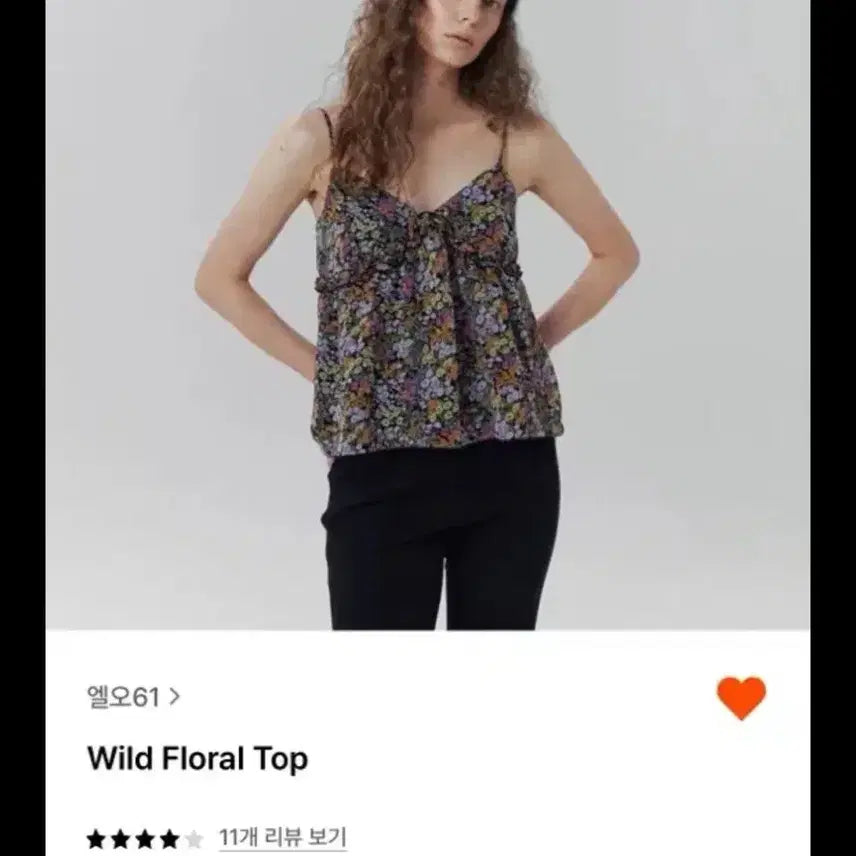 [BUNJANG] LO61 Sleeveless Wild Floral Top / 엘오61 슬리브리스