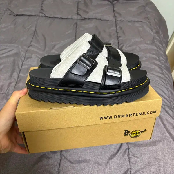 [BUNJANG] Dr. Martens Zebrius Myles Black Brando Sandals UK 6 / 상태최상/ 닥터마틴 Zebrius Myles Black Brando 샌들
