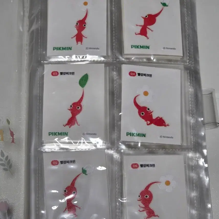 [BUNJANG] Pikmin Stickers Full Set + Extras / 피크민 띠부씰 전종 + 추가