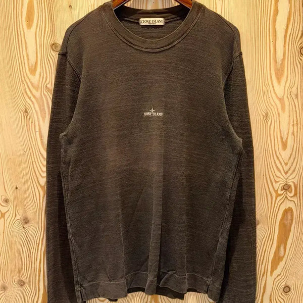 [BUNJANG] Stone Island Embroidered Logo Long Sleeve / 스톤아일랜드 자수 로고 롱슬리브